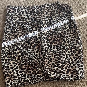 Leopard Print Women's Skirt